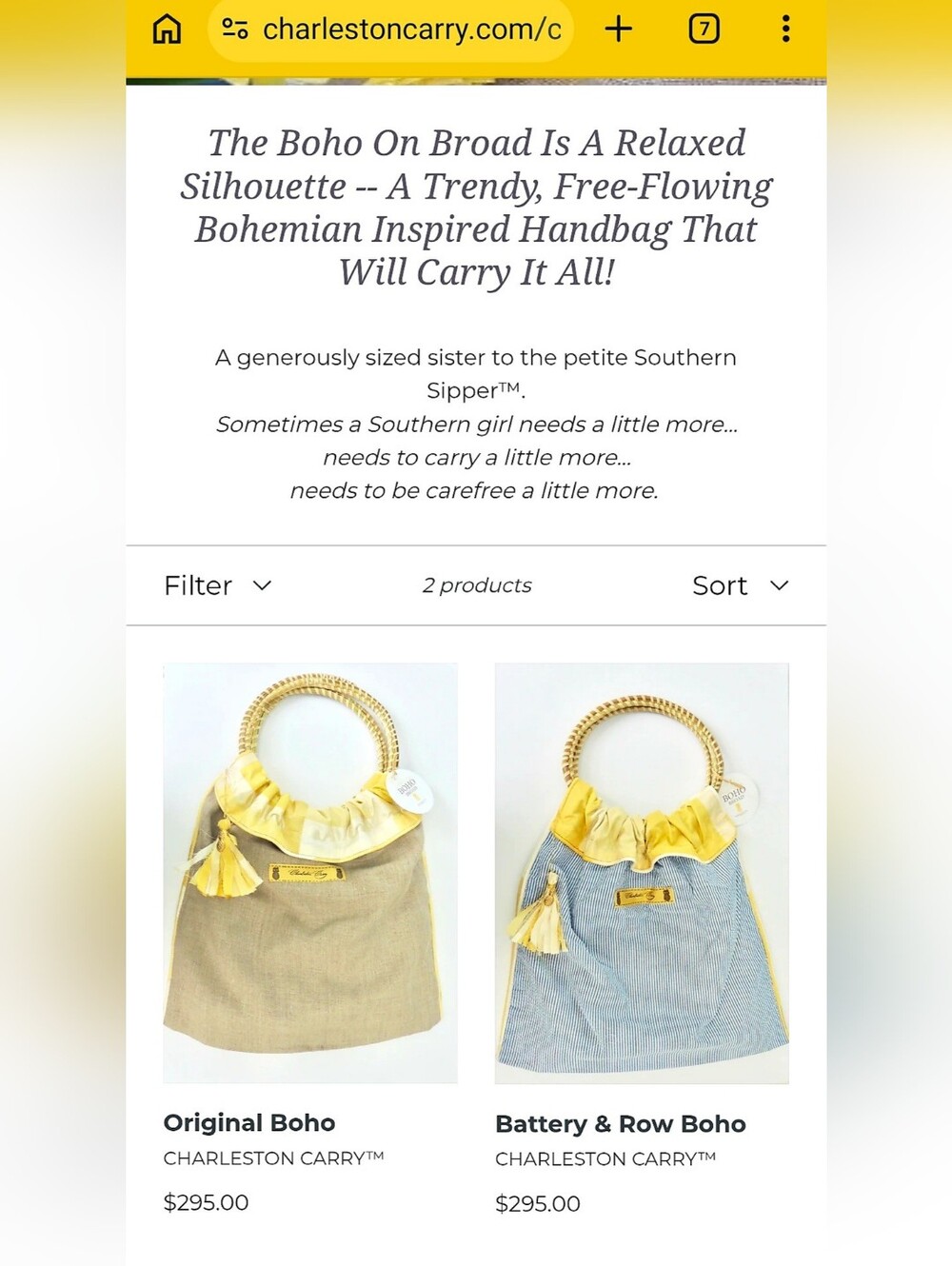 Charleston Carry 'Boho on Broad' Handbag – Sweetgrass & Belgian Linen, Excellent - Picture 3 of 9